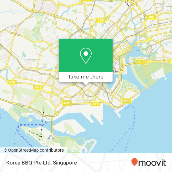 Korea BBQ Pte Ltd map