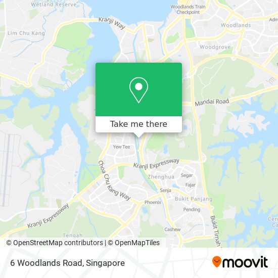 6 Woodlands Road地图