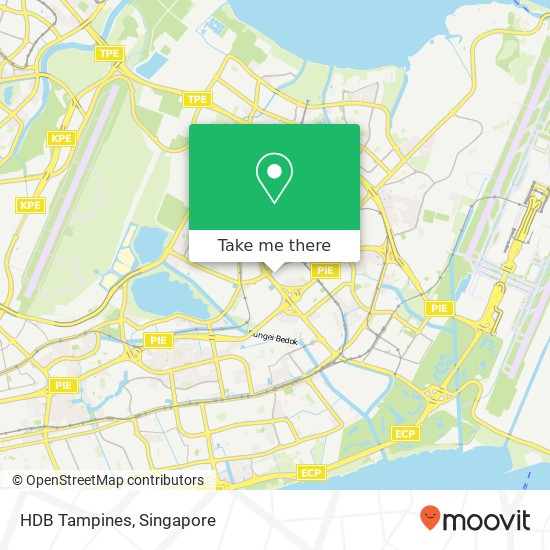 HDB Tampines map