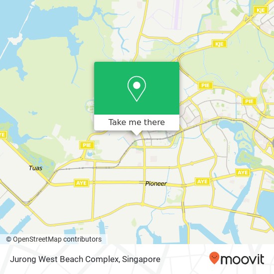 Jurong West Beach Complex map