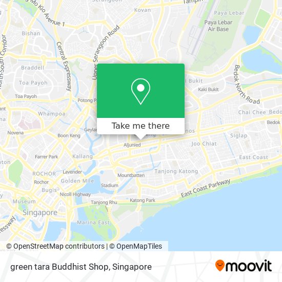 green tara Buddhist Shop map