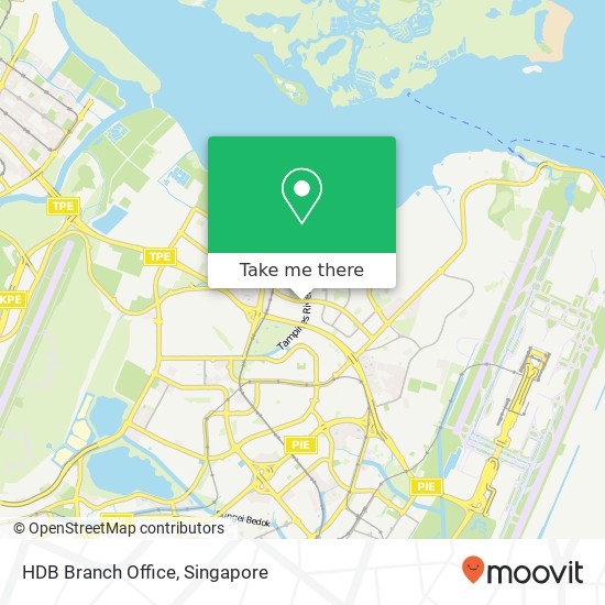 HDB Branch Office map