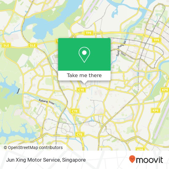 Jun Xing Motor Service map