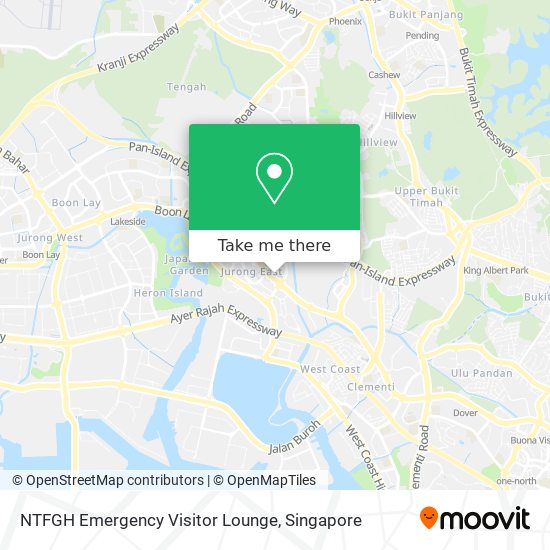 NTFGH Emergency Visitor Lounge map