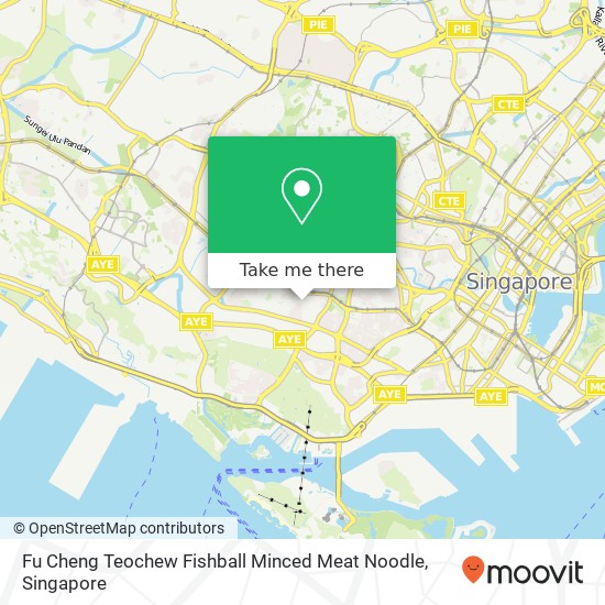 Fu Cheng Teochew Fishball Minced Meat Noodle map