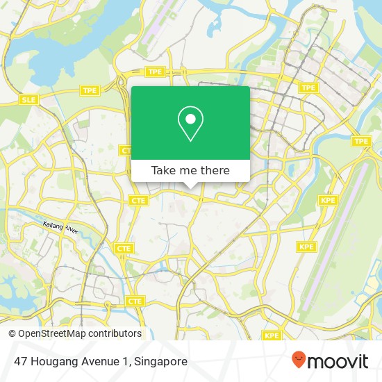 47 Hougang Avenue 1 map