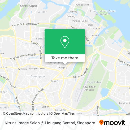 Kizuna Image Salon @ Hougang Central map