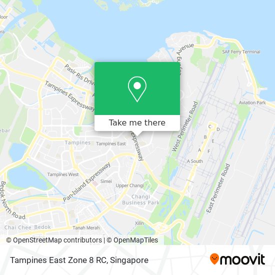 Tampines East Zone 8 RC map
