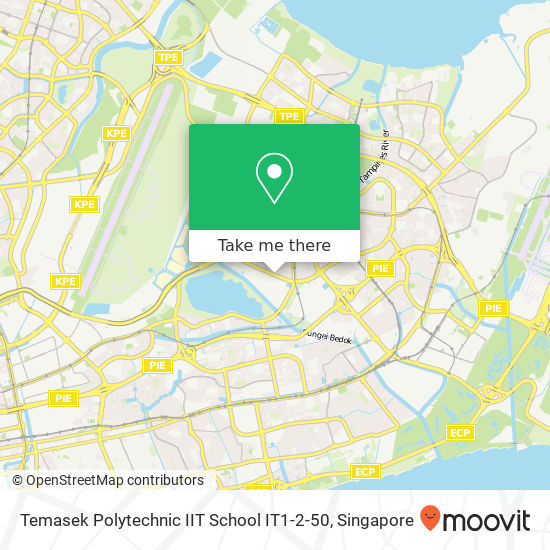 Temasek Polytechnic IIT School IT1-2-50 map