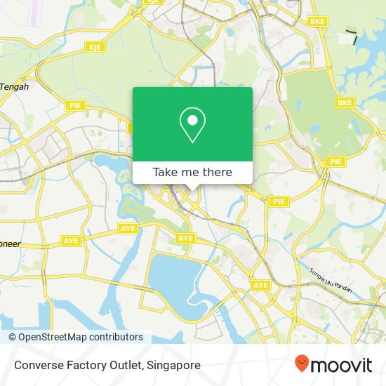 Converse Factory Outlet map