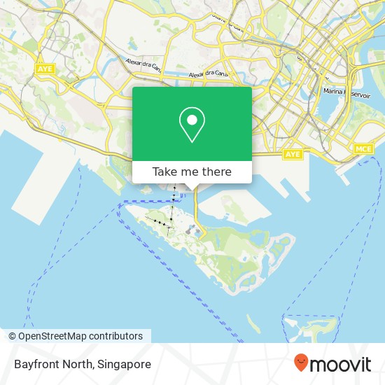 Bayfront North map