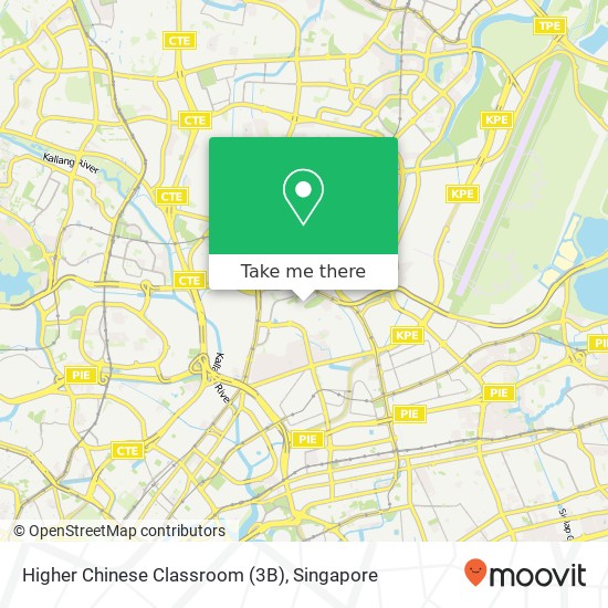 Higher Chinese Classroom (3B) map
