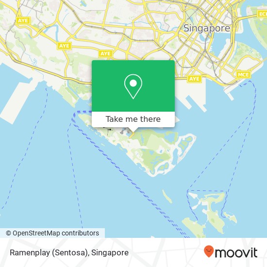 Ramenplay (Sentosa), Sentosa Gtwy Singapore地图