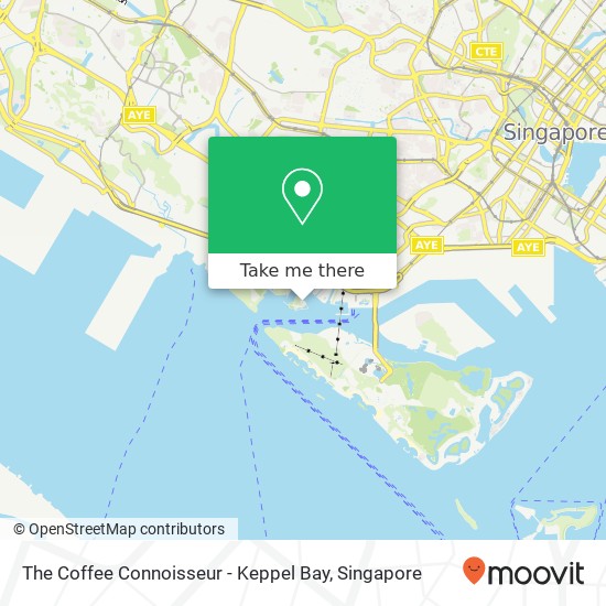 The Coffee Connoisseur - Keppel Bay, Keppel Bay Vis Singapore 098382 map