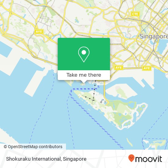 Shokuraku International, Singapore map