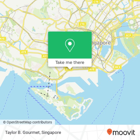 Taylor B. Gourmet, Singapore地图