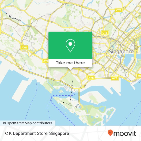 C K Department Store, Telok Blangah Cres Singapore map