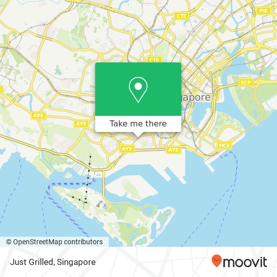 Just Grilled, Kg Bahru Rd Singapore 169376地图