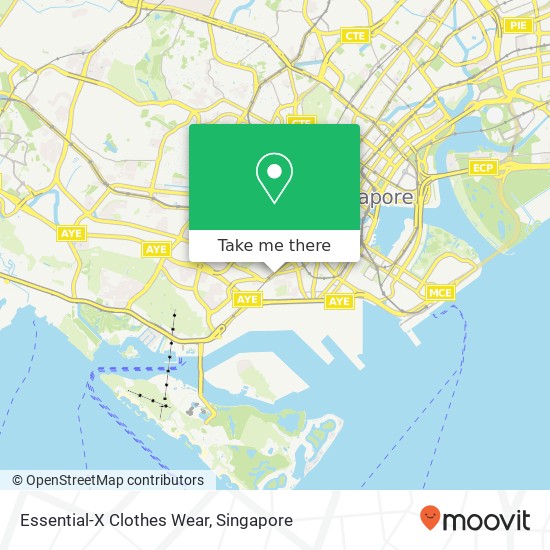 Essential-X Clothes Wear, Kg Bahru Rd Singapore 169349 map