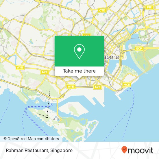 Rahman Restaurant, Singapore map