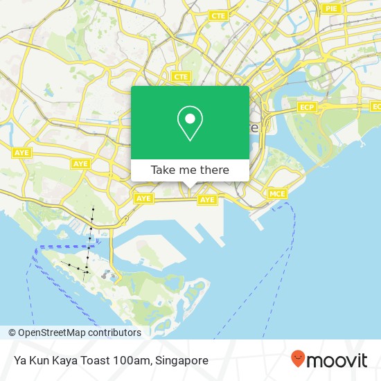 Ya Kun Kaya Toast 100am, Tg Pagar Rd Singapore 088539 map