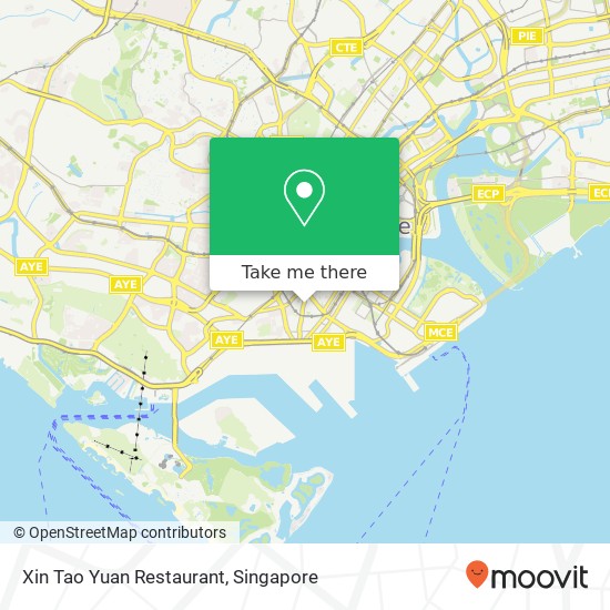 Xin Tao Yuan Restaurant, Tg Pagar Rd Singapore 088486地图