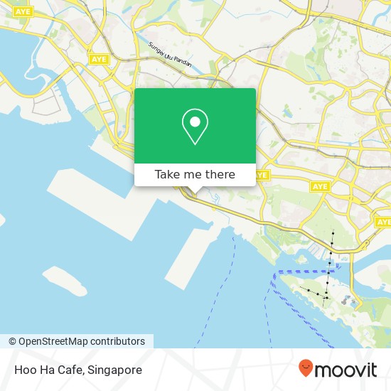 Hoo Ha Cafe, S Buona Vista Rd Singapore地图