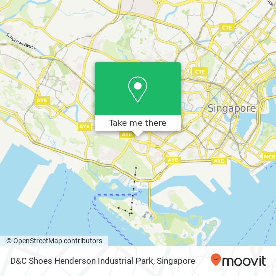 D&C Shoes Henderson Industrial Park, Henderson Rd Singapore 159556 map
