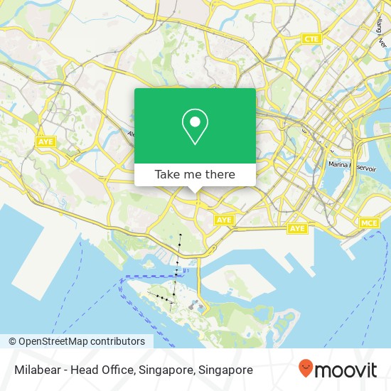 Milabear - Head Office, Singapore map