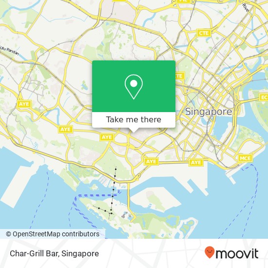 Char-Grill Bar, Jalan Membina Singapore地图