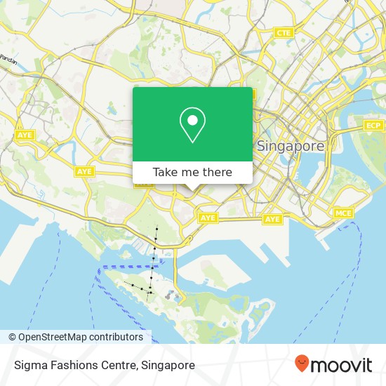 Sigma Fashions Centre, Singapore map
