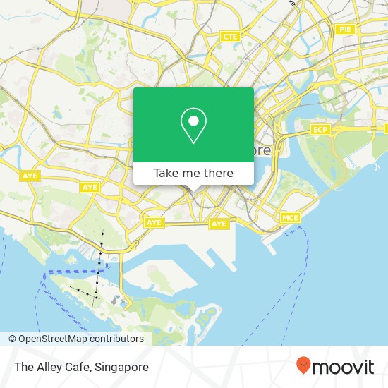 The Alley Cafe, 21 Keong Saik Rd Singapore 089128地图