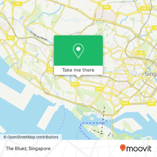 The Bluez, Singapore map