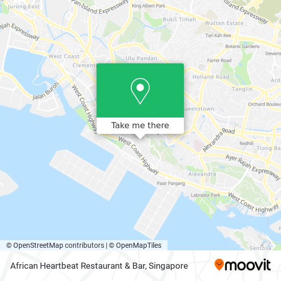 African Heartbeat Restaurant & Bar map