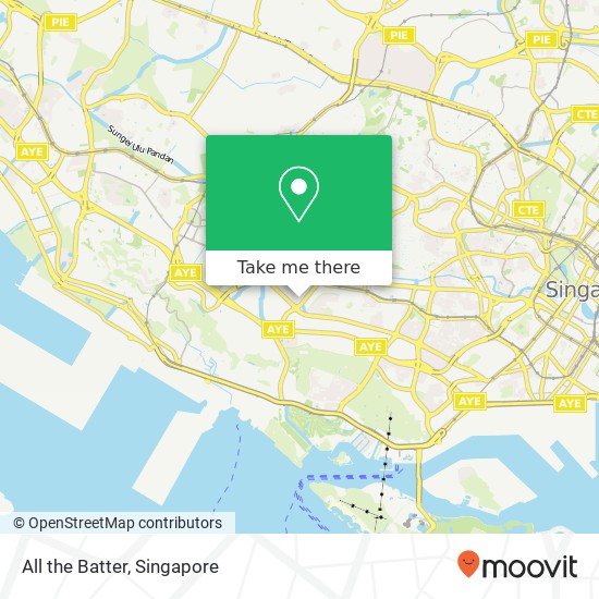 All the Batter, Singapore map