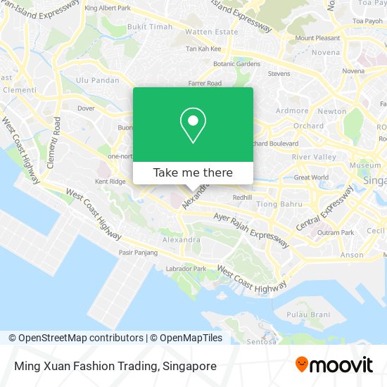 Ming Xuan Fashion Trading map