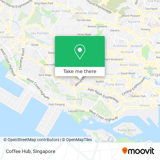 Coffee Hub map