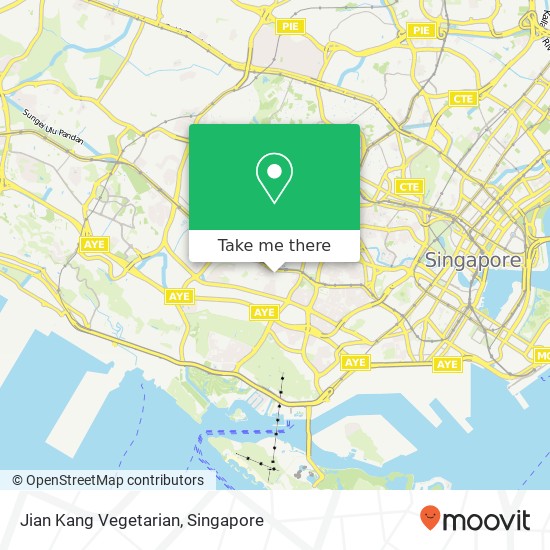 Jian Kang Vegetarian, Singapore map