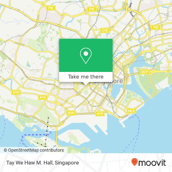 Tay We Haw M. Hall, Chin Swee Rd Singapore 169875地图