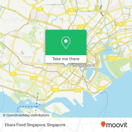 Ebara Food Singapore, Singapore map