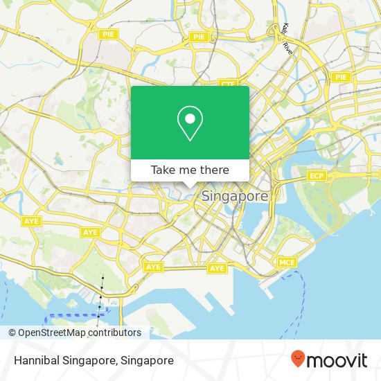 Hannibal Singapore, Singapore map