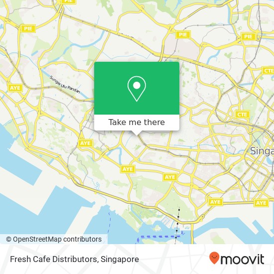 Fresh Cafe Distributors, Singapore map