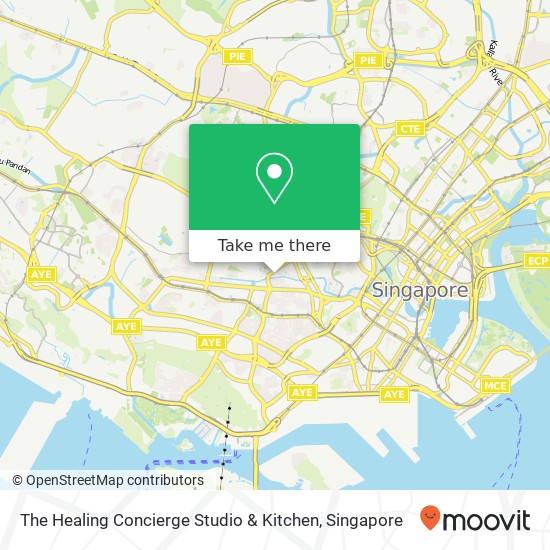 The Healing Concierge Studio & Kitchen, River Valley Rd Singapore地图