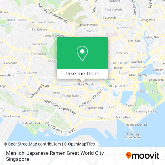 Men-Ichi Japanese Ramen Great World City map