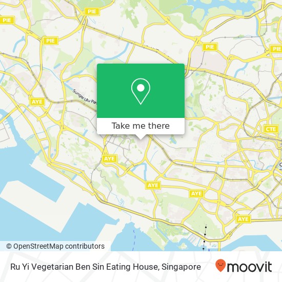 Ru Yi Vegetarian Ben Sin Eating House, Commonwealth Dr Singapore map