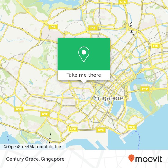 Century Grace, Singapore map