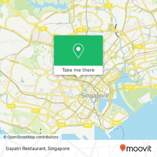 Gayatri Restaurant, Orchard Rd Singapore 238840 map