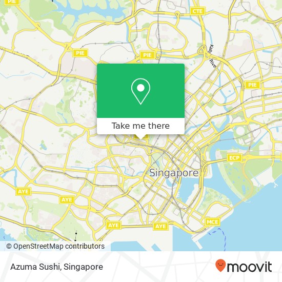 Azuma Sushi, 150 Orchard Rd Singapore 238841 map