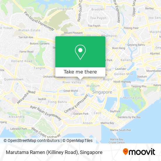 Marutama Ramen (Killiney Road) map