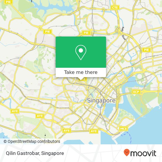 Qilin Gastrobar, Singapore地图